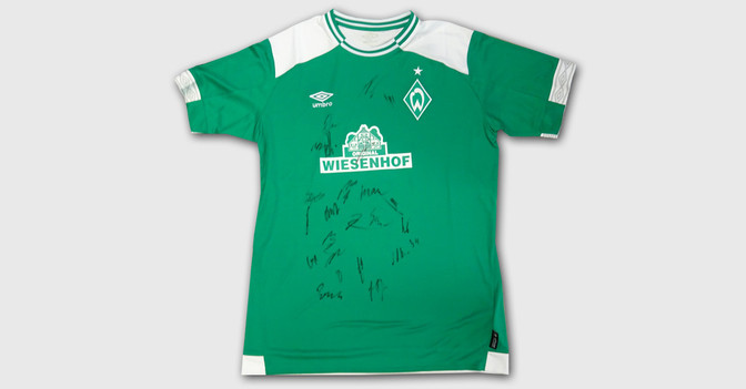  Werder Trikot signiert 