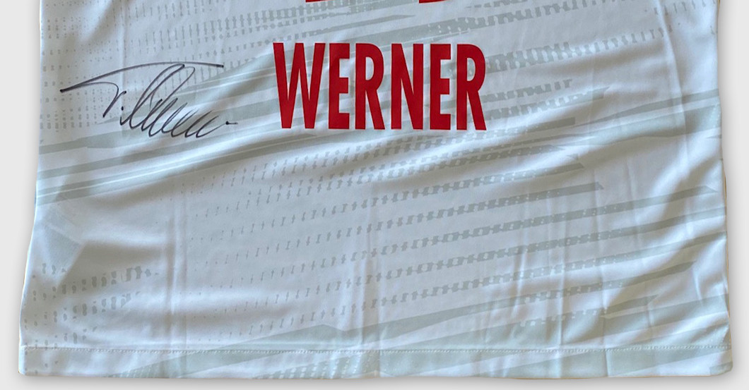 A3 NEU! Timo Werner Poster im RB Leipzig Trikot Saison 2019/20 Gr 