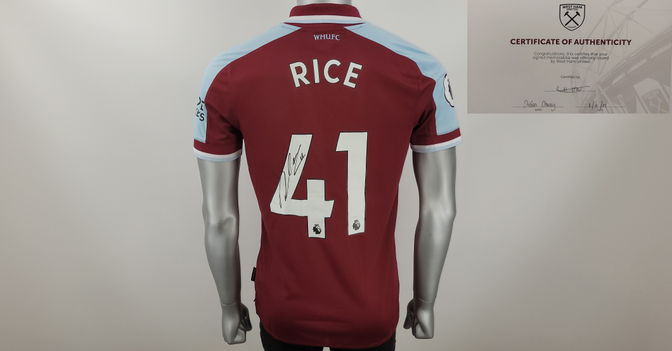  West Ham Rice-Trikot 
