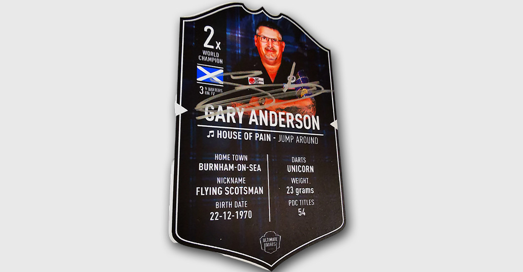 WH Anderson DartsCard   WH Anderson DartsCard