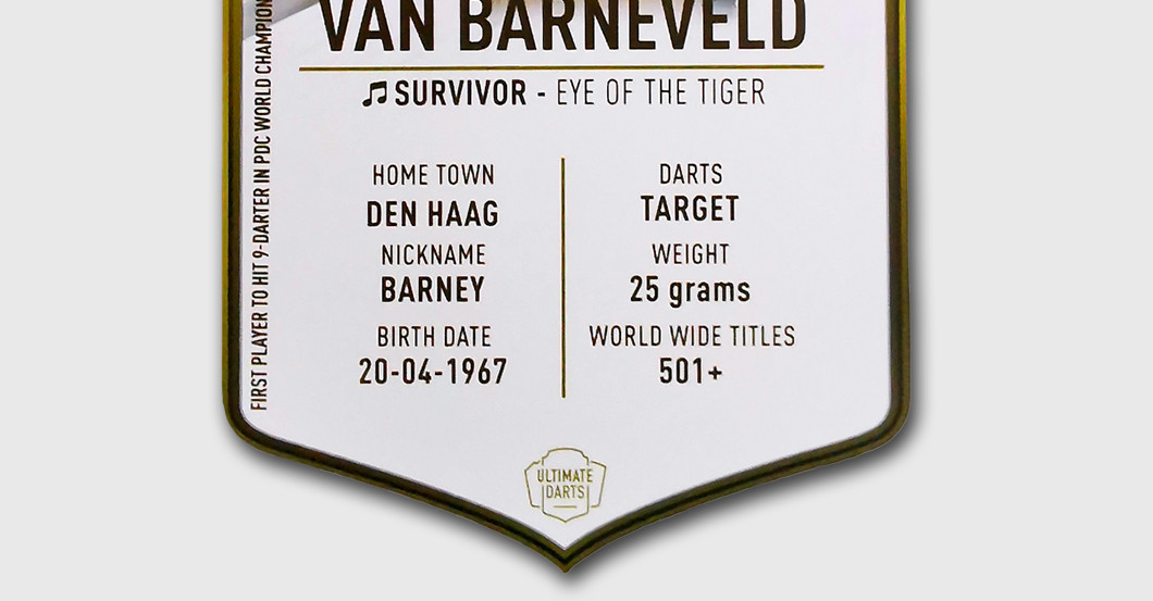 WH Barneveld PlayerCard   WH Barneveld PlayerCard