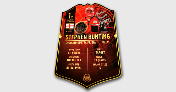 WH Bunting DartsCard   WH Bunting DartsCard