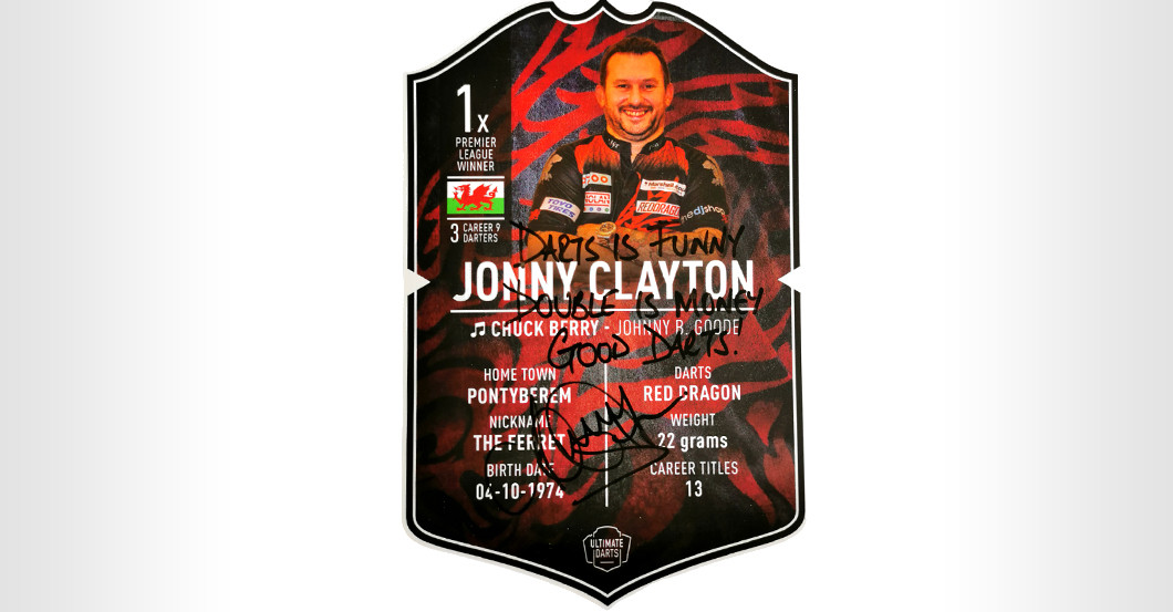 WH Clayton Darts-Card    WH Clayton Darts-Card