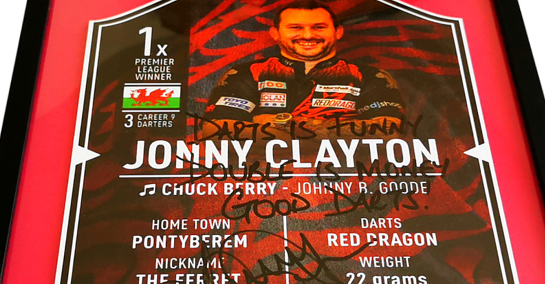 WH Clayton Darts-Card    WH Clayton Darts-Card