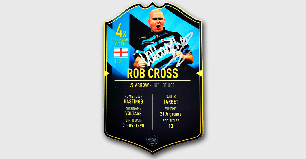 WH Cross Darts Card   WH Cross Darts Card