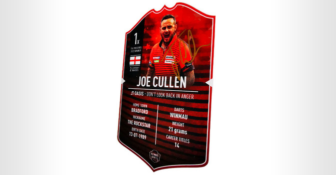 WH Cullen DartsCard   WH Cullen DartsCard