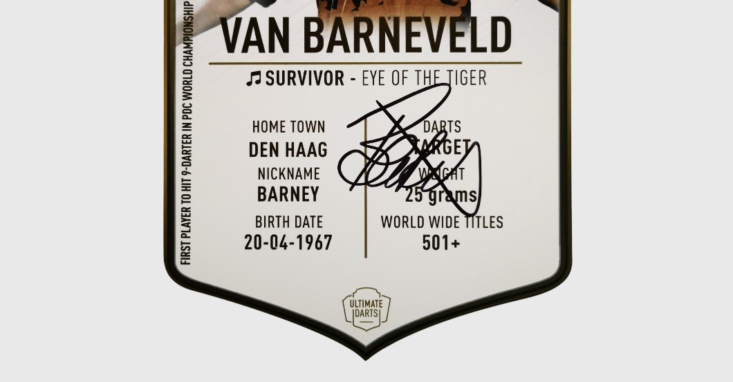  WH Darts-Card Barneveld 