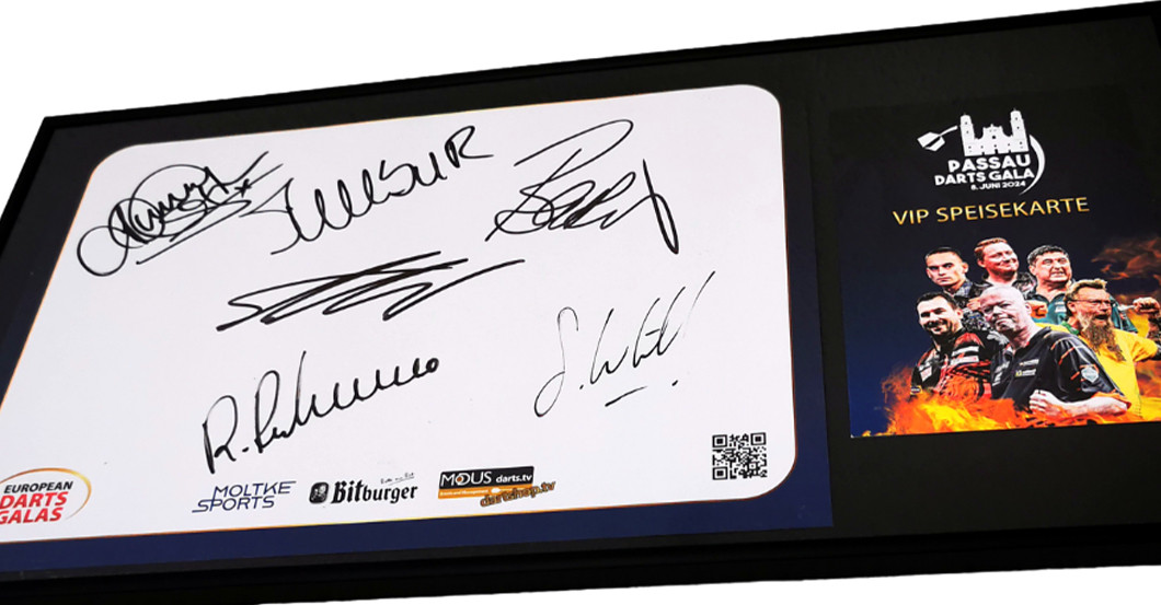  WH Darts Schild Legenden 