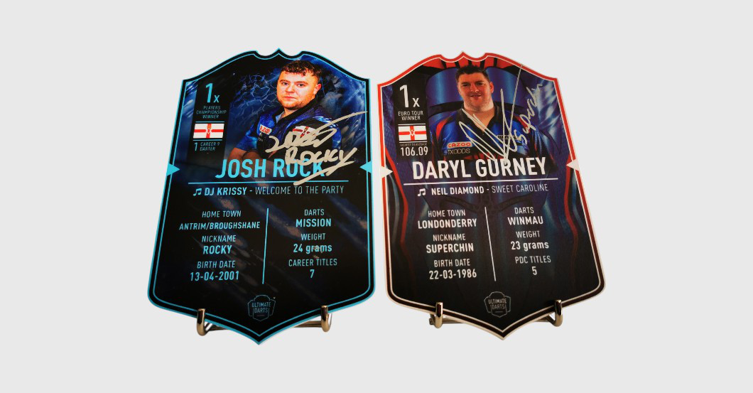  WH Dartscard Rock Gurney 