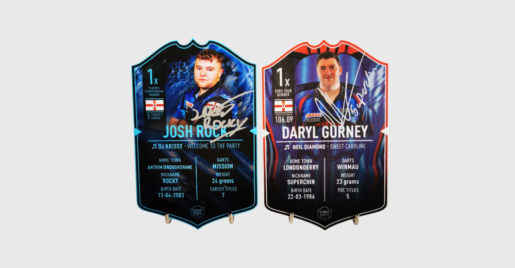  WH Dartscard Rock Gurney 