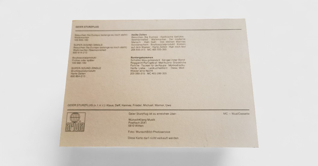  WH Geier Sturzflug CD 