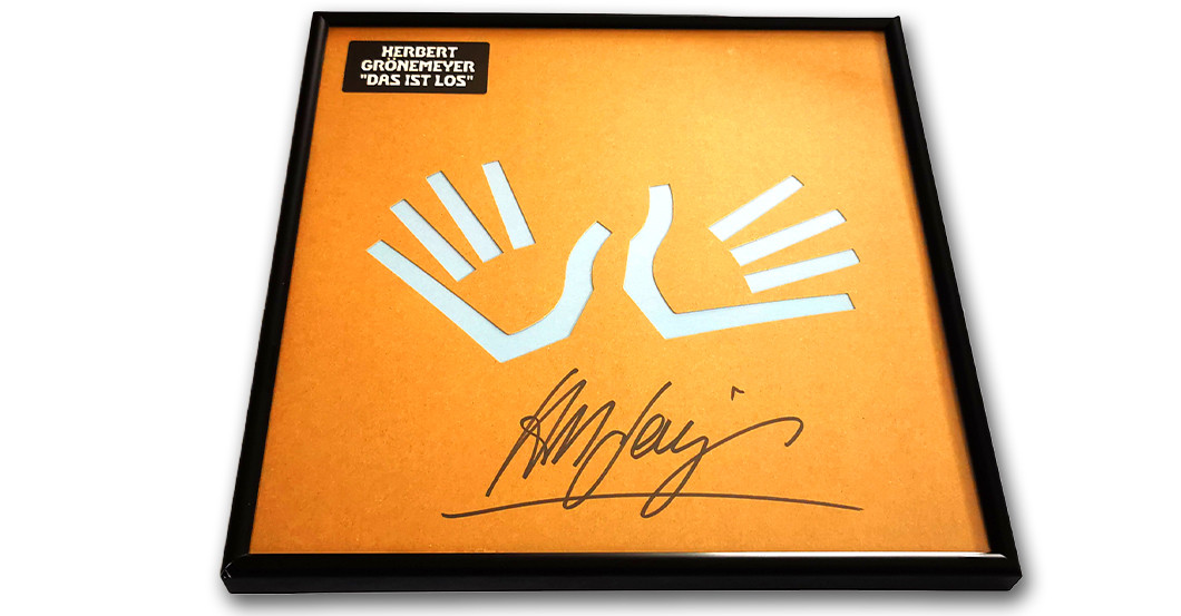 WH Grönemeyer LP signiert   WH Grönemeyer LP signiert