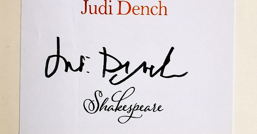 WH Judi Dench Buch   WH Judi Dench Buch