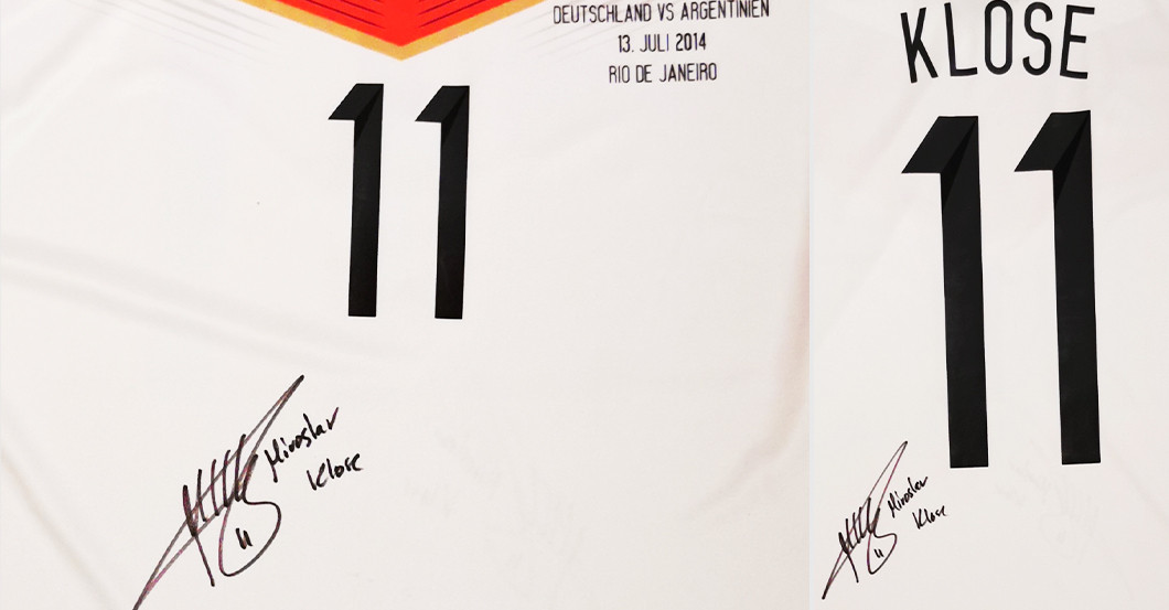  WH Klose DFB-Trikot 