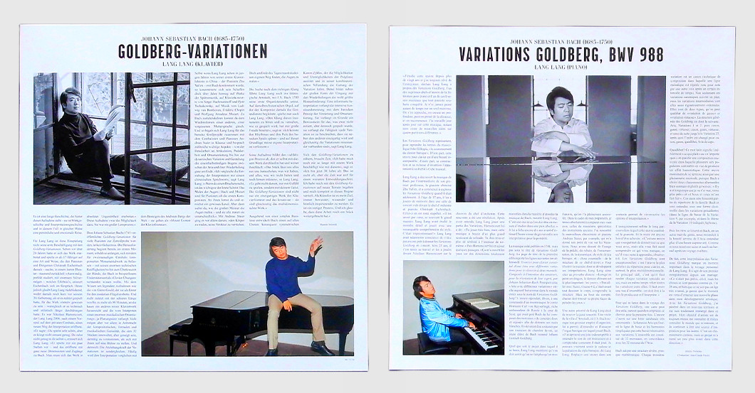 WH Lang Lang signiert LP   WH Lang Lang signiert LP