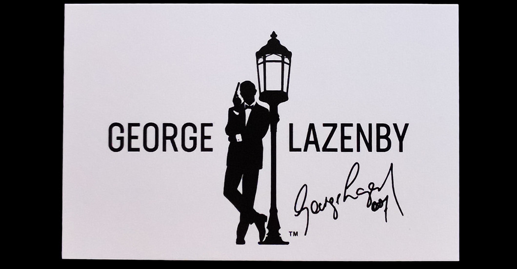 WH Lazenby 007 Porträt   WH Lazenby 007 Porträt