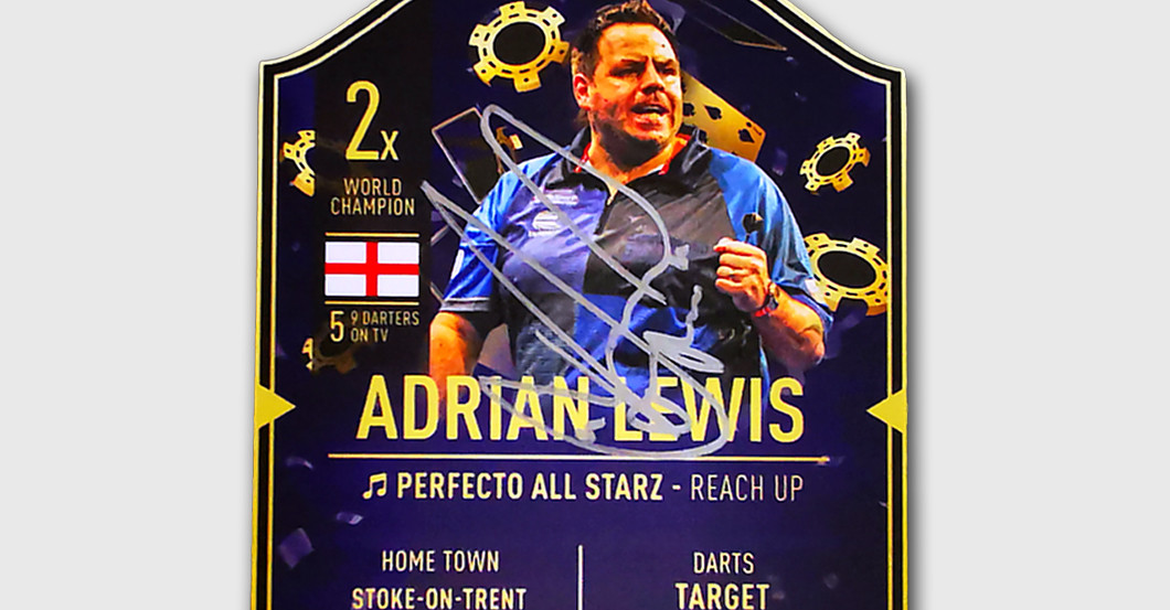 WH Lewis DartsCard   WH Lewis DartsCard