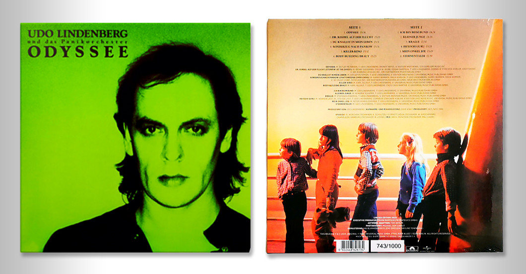 Von Udo Lindenberg: Limitierte Vinyl-Sonderausgabe „Odyssee“