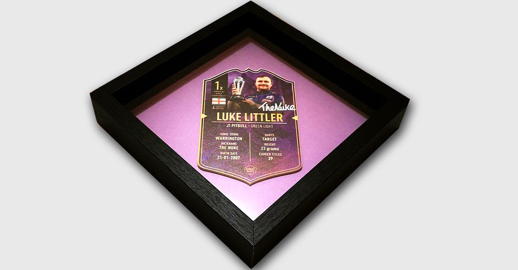 WH Littler Darts Card   WH Littler Darts Card