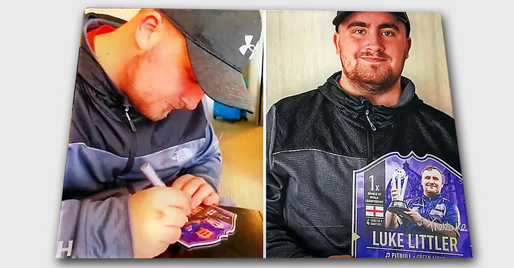 WH Littler Darts Card   WH Littler Darts Card