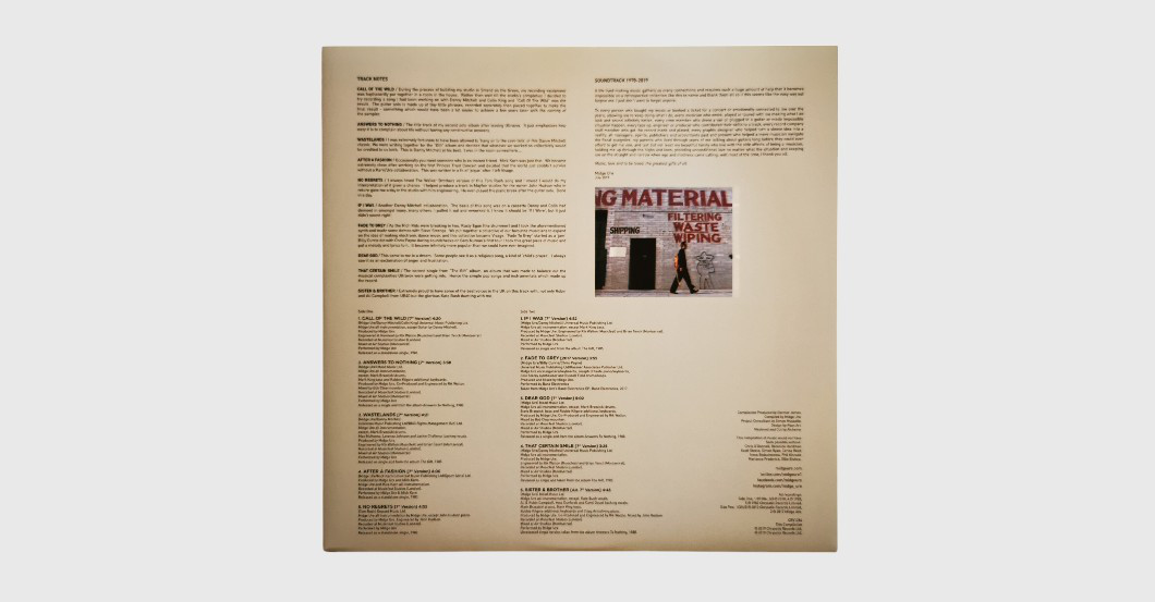 WH Midge Ure Vinyl-LP   WH Midge Ure Vinyl-LP