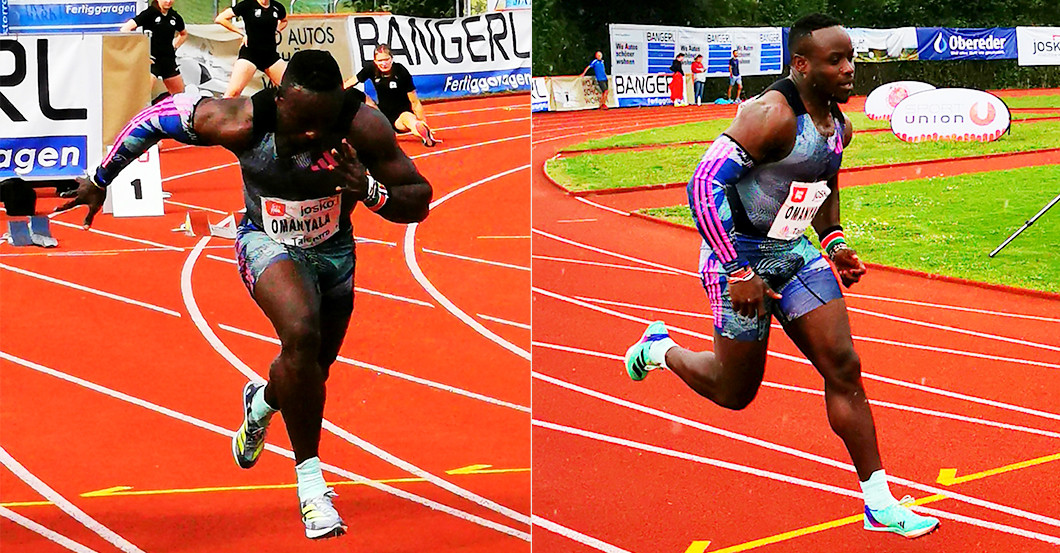  WH Omanyala Leinwand 