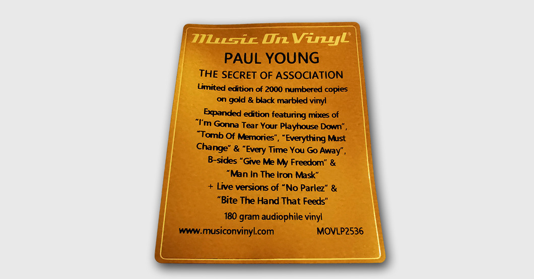 WH Paul Young Vinyl   WH Paul Young Vinyl