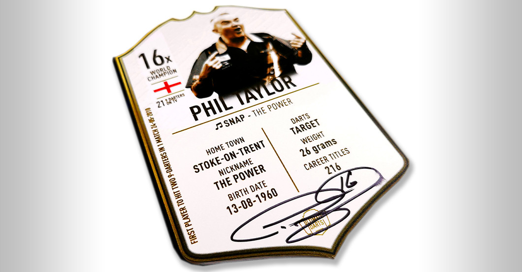  WH Phil Taylor Card 