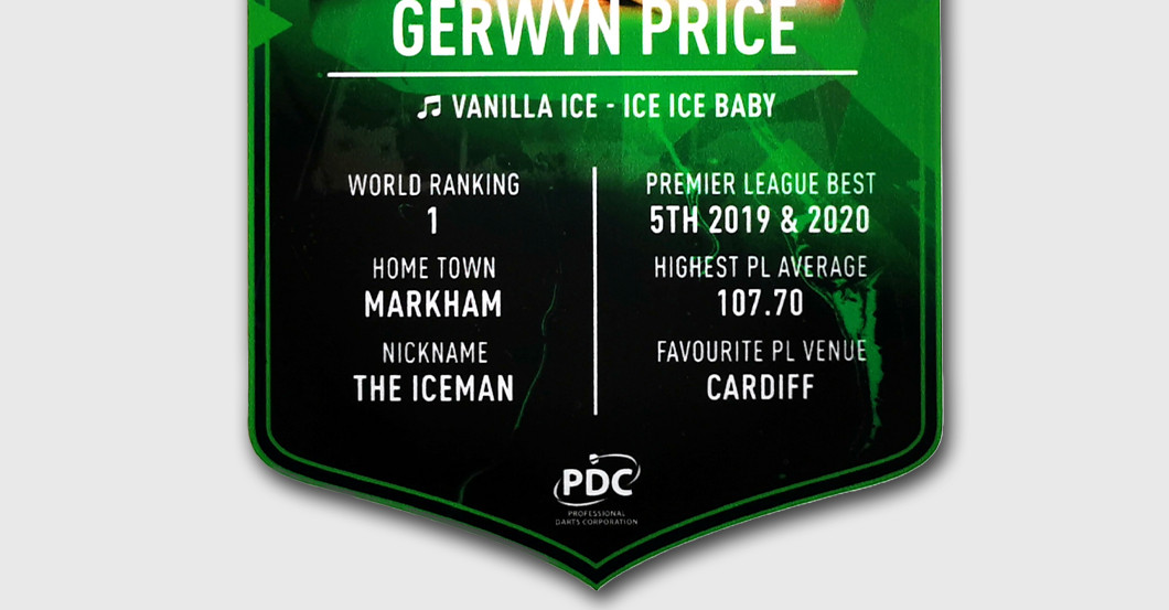 WH Price Player Card   WH Price Player Card