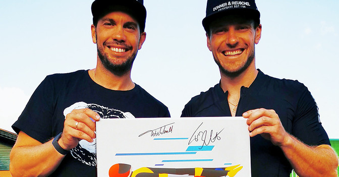  WH Rennrodel Leinwand 