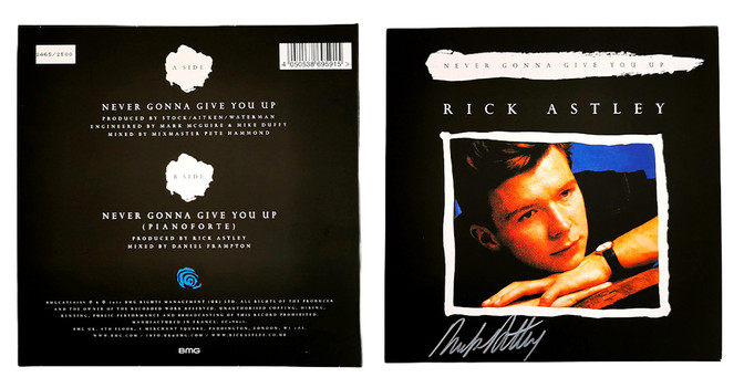 WH Rick Astley Vinyl 
