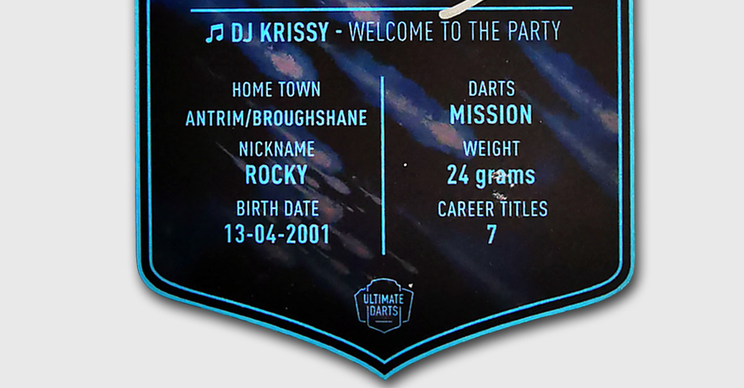 WH Rock Darts-Card   WH Rock Darts-Card