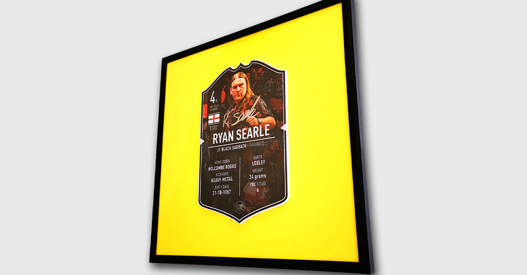 WH Searle DartsCard   WH Searle DartsCard