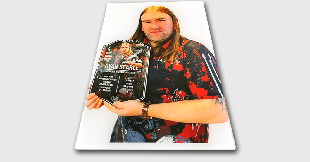 WH Searle DartsCard   WH Searle DartsCard