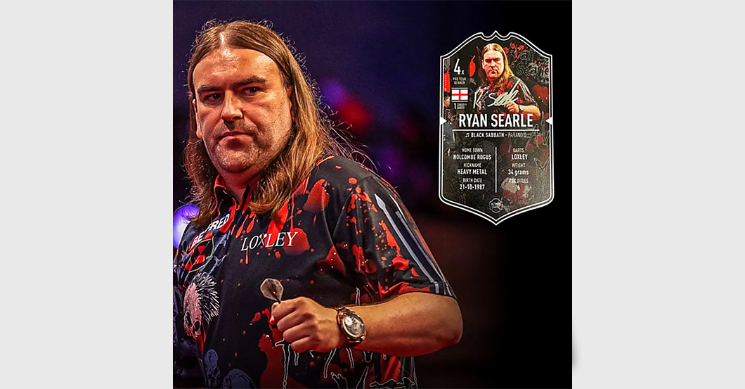 WH Searle DartsCard   WH Searle DartsCard