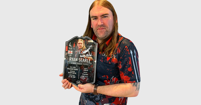 WH Searle DartsCard   WH Searle DartsCard