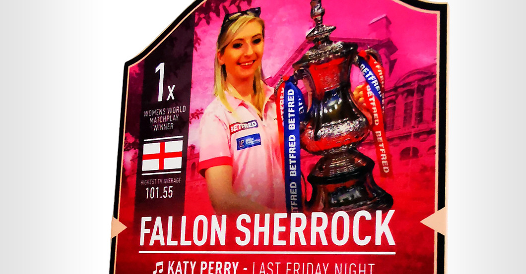 WH Sherrock DartsCard   WH Sherrock DartsCard