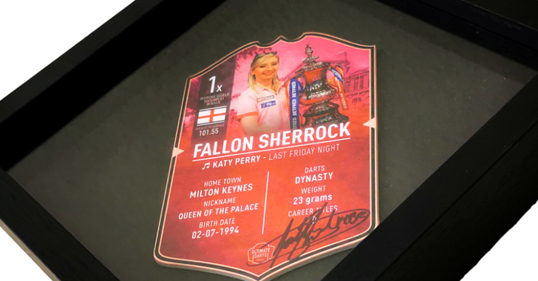 WH Sherrock DartsCard   WH Sherrock DartsCard