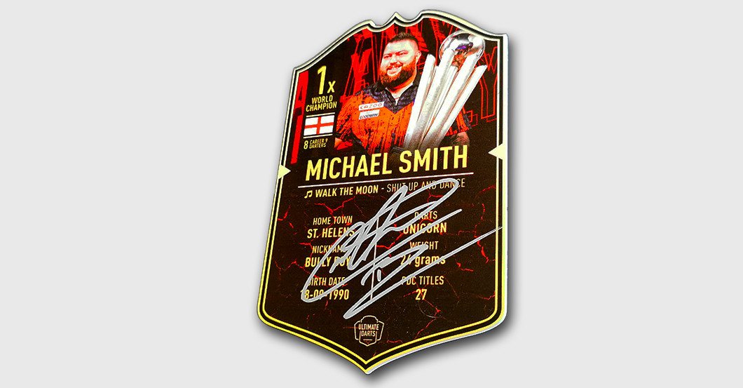 WH Smith Darts Card   WH Smith Darts Card