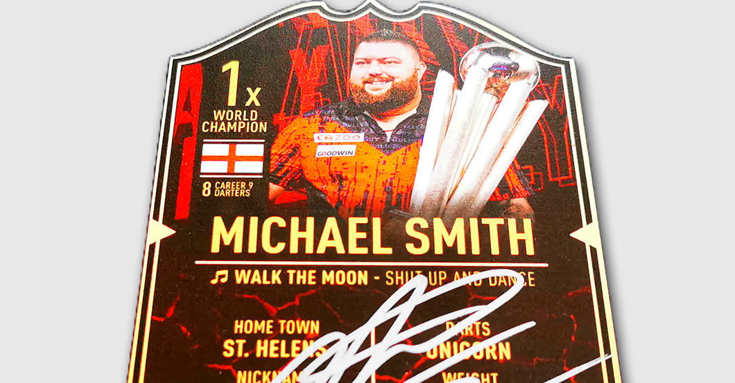 WH Smith Darts Card   WH Smith Darts Card