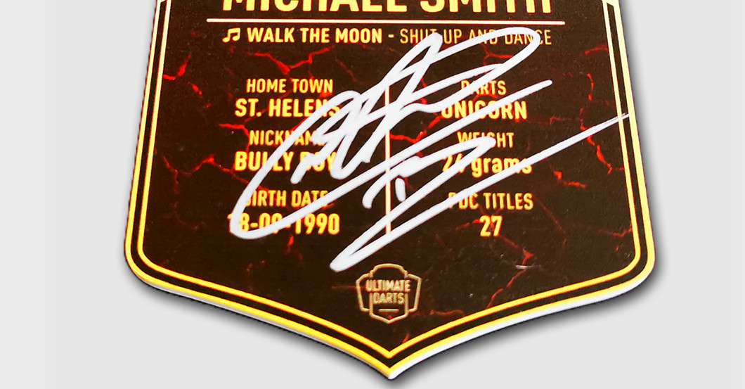 WH Smith Darts Card   WH Smith Darts Card