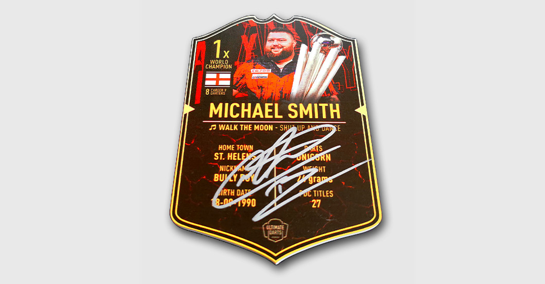 WH Smith Darts Card   WH Smith Darts Card