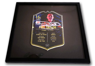  WH Taylor Darts Card 