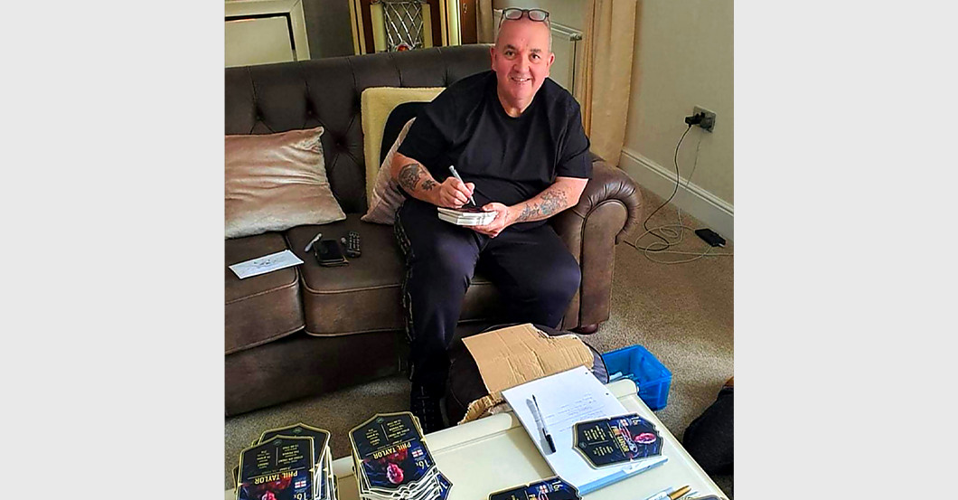 WH Taylor Darts Card   WH Taylor Darts Card