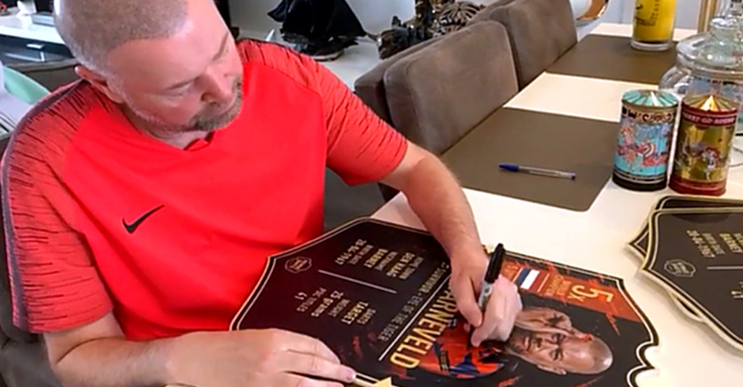  WH van Barneveld Card 