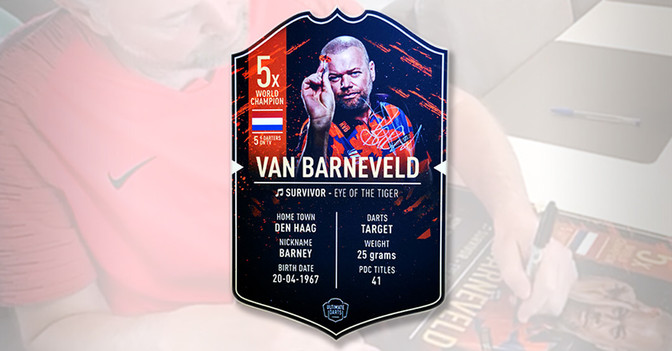  WH van Barneveld Card 