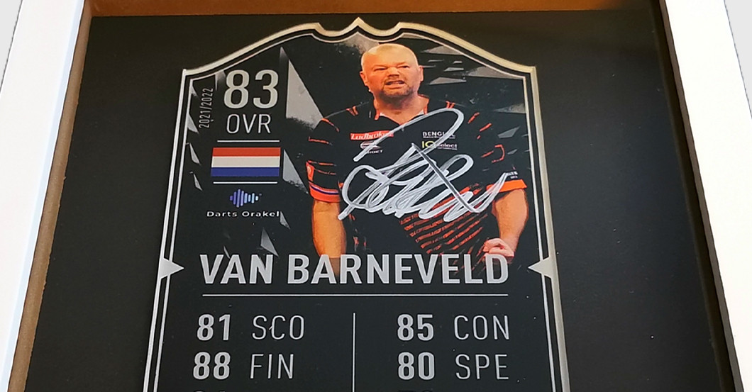 WH van Barneveld Card   WH van Barneveld Card
