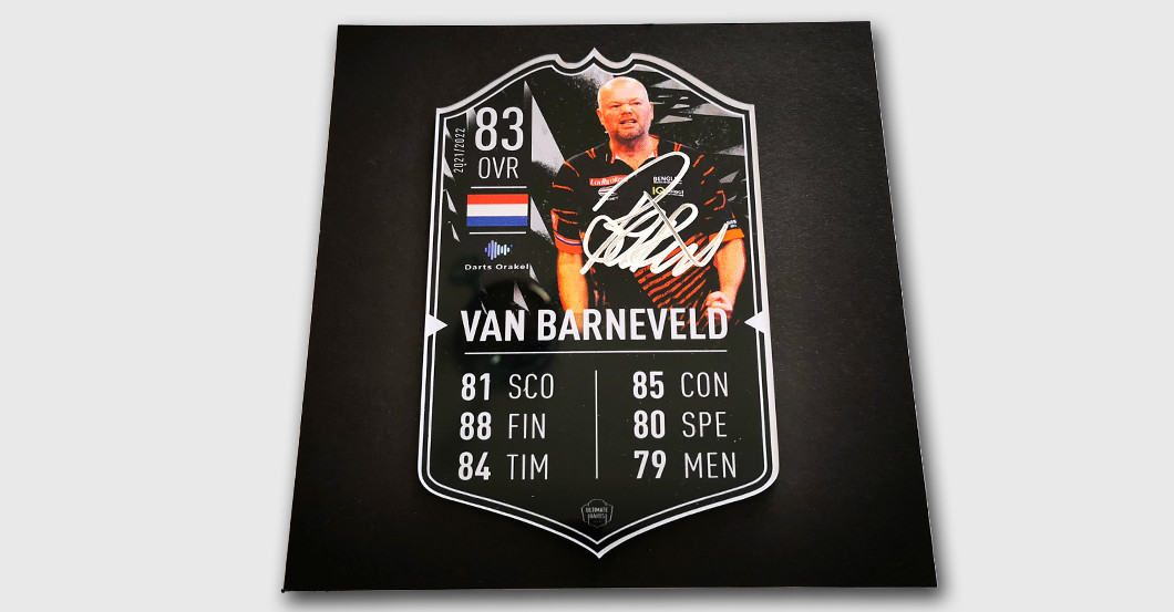 WH van Barneveld Card   WH van Barneveld Card