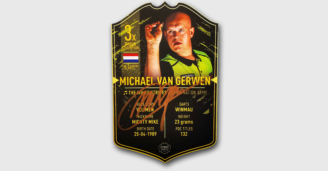 WH van Gerwen PlayerCard   WH van Gerwen PlayerCard