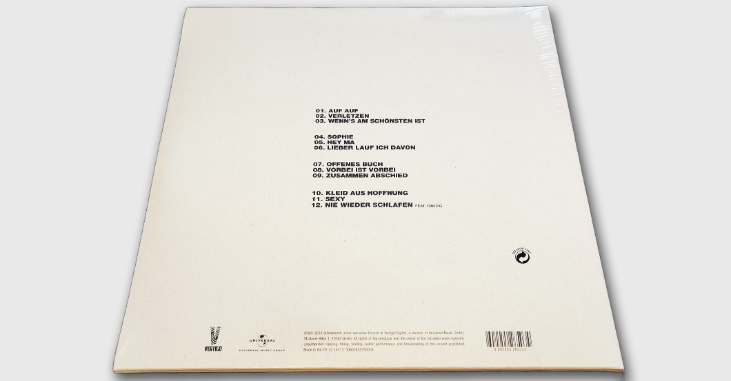 WH Vinyl Silbermond   WH Vinyl Silbermond